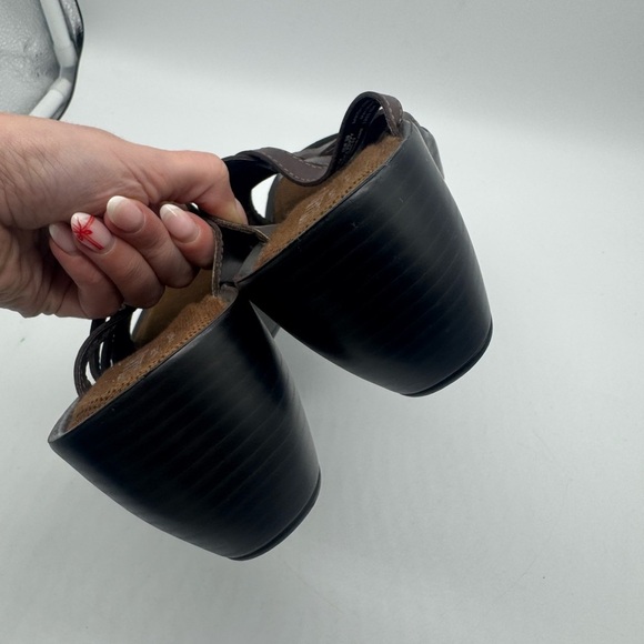 Eastland Women's Poppy Wedge Sandal Brown Size 7 - Picture 9 of 10